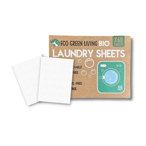Eco Green Living non-bio laundry detergent sheets Fragrance Free - 60 washes