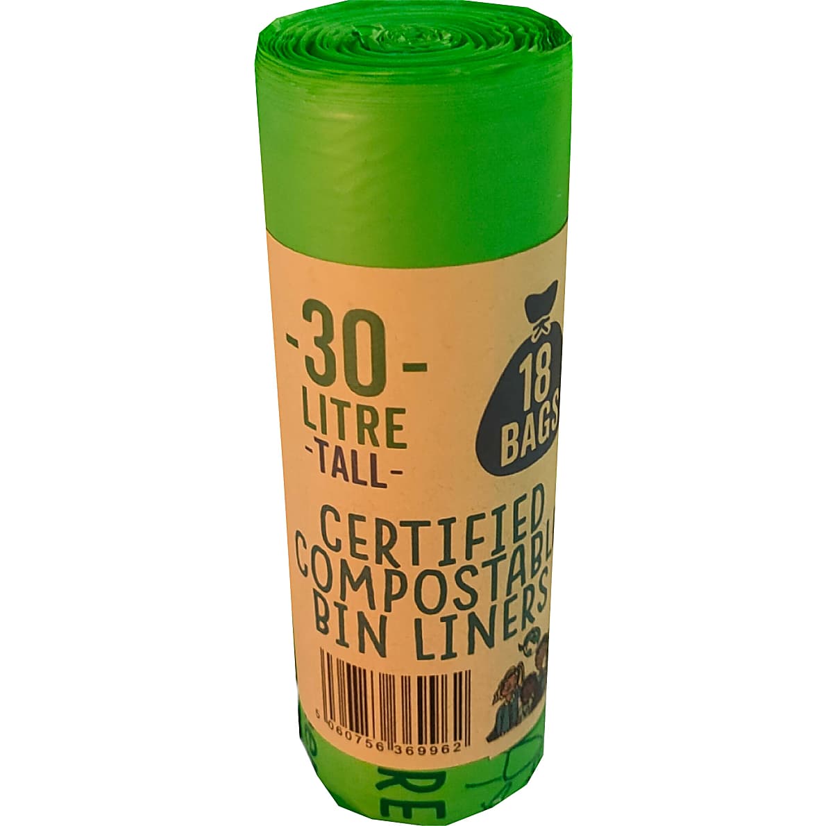 Eco Green Living compostable bin liners 30L - 18 bags