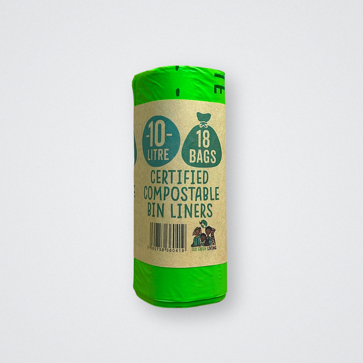 Eco Green Living compostable bin liners 10L - 18 bags