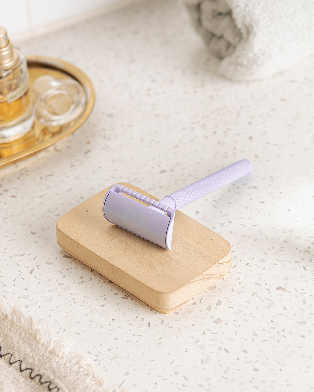 Jungle Culture reusable safety razor - Lilac
