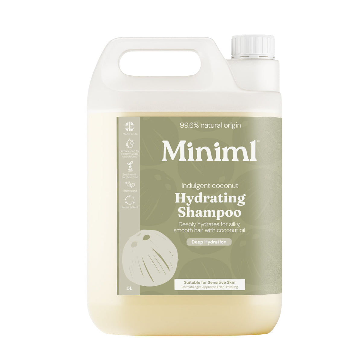 Miniml Hydrating Shampoo - Indulgent Coconut - Bulk Refill