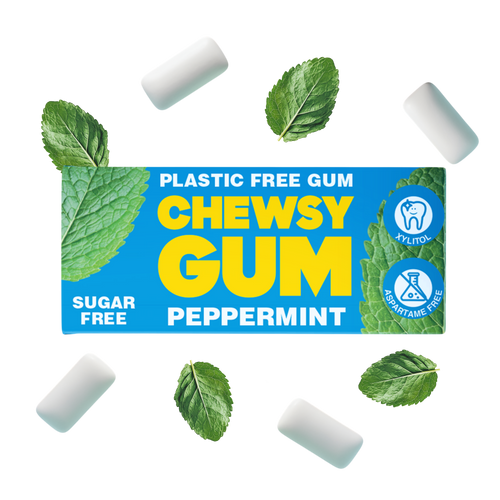 Chewsy Peppermint plastic-free chewing gum 15g