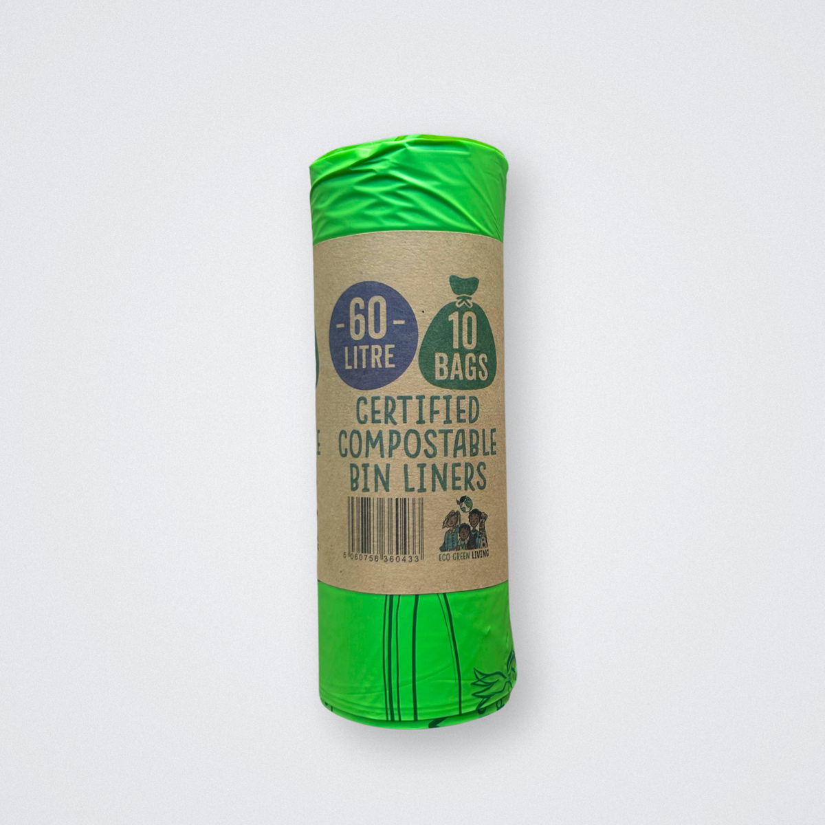 Eco Green Living compostable bin liners 60L - 10 bags