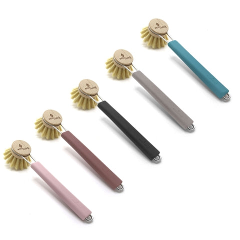 ecoLiving dish brush with replaceable head colour range