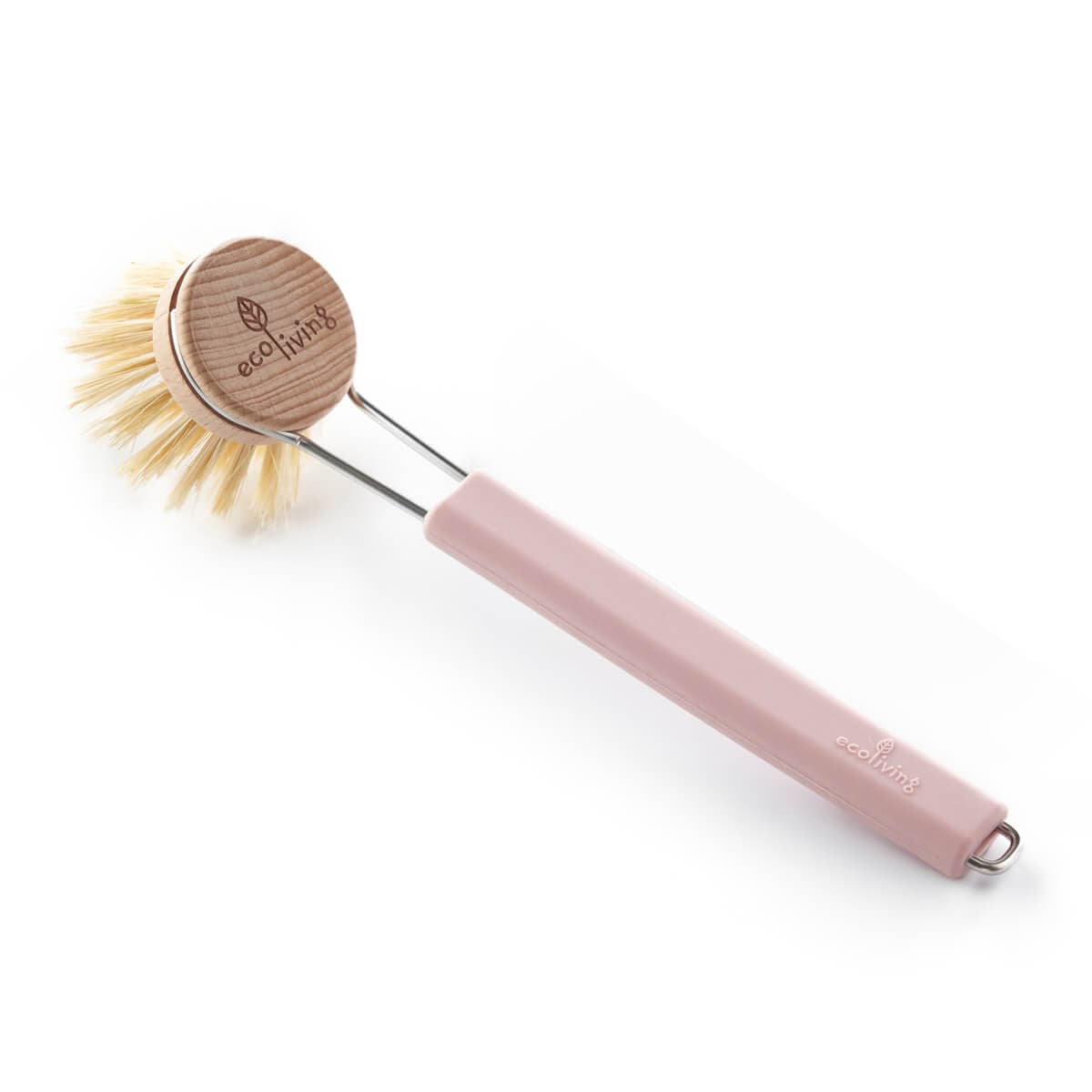 ecoLiving dish brush with replaceable head - Pink
