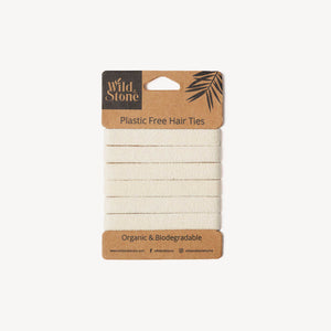 Wild & Stone plastic-free hair ties - Blonde
