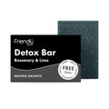 Friendly Soap Detox Bar - Activated Charcoal, Rosemary and Lime