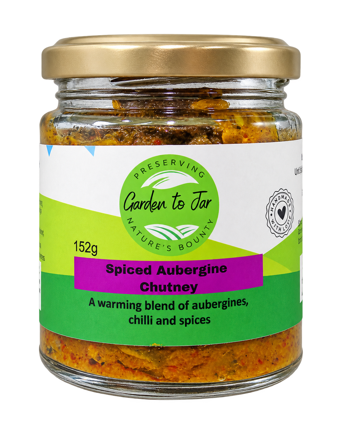 Garden to Jar Spiced Aubergine Chutney