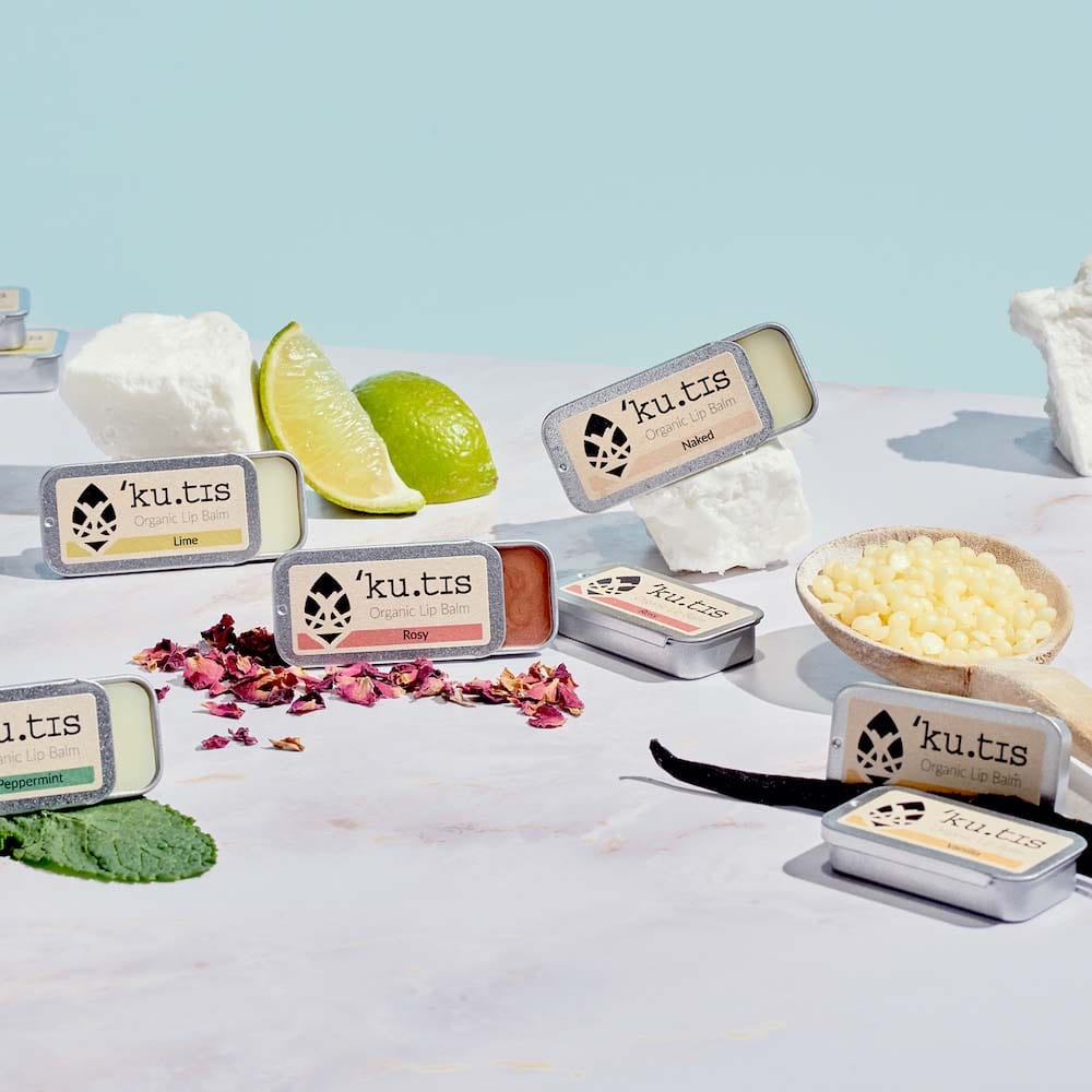 Ku.tis organic lip balm range