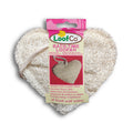 LoofCo heart-shaped Bath-Time Loofah