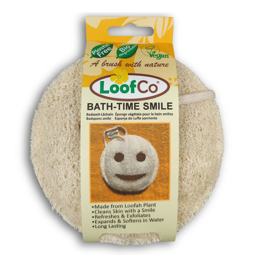 LoofCo Bath-Time Smile Loofah