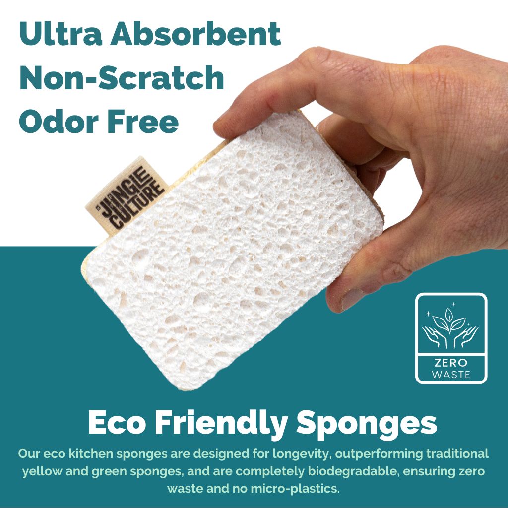 Jungle Culture eco dish sponge scourer - Individual