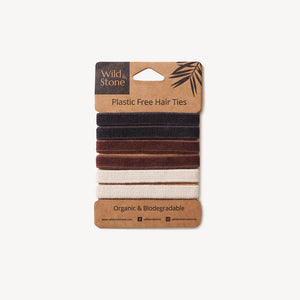 Wild & Stone plastic-free hair ties - Natural