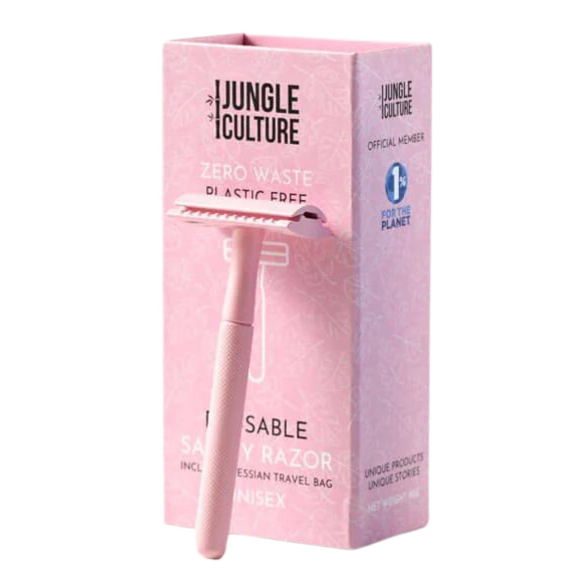 Jungle Culture reusable safety razor - Rose