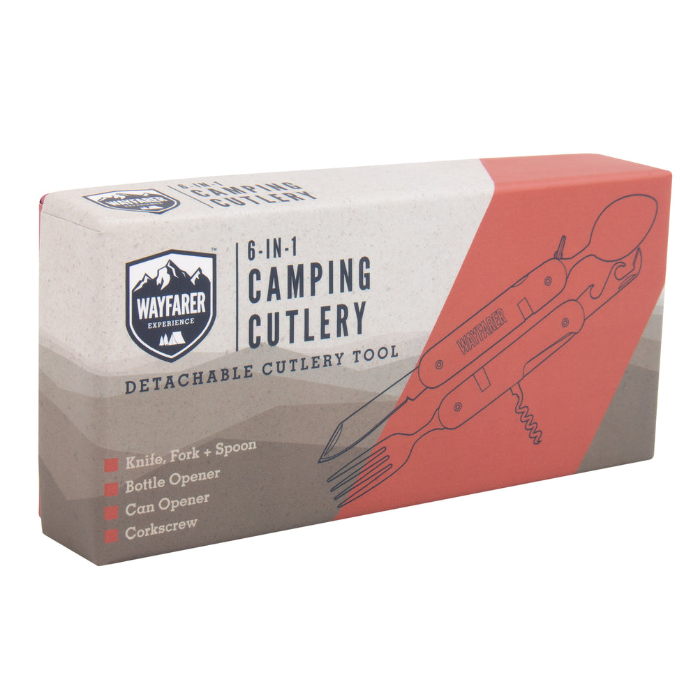 Wayfarer 6-in-1 Camping Cutlery Tool