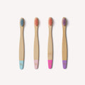 Wild & Stone Children’s Bamboo Toothbrushes – 4 Pack
